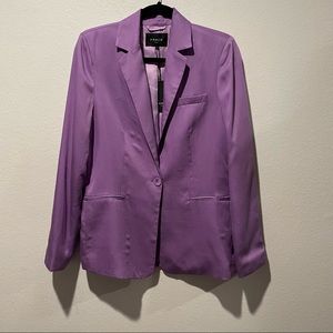 Purple Frnch Paris blazer and short set